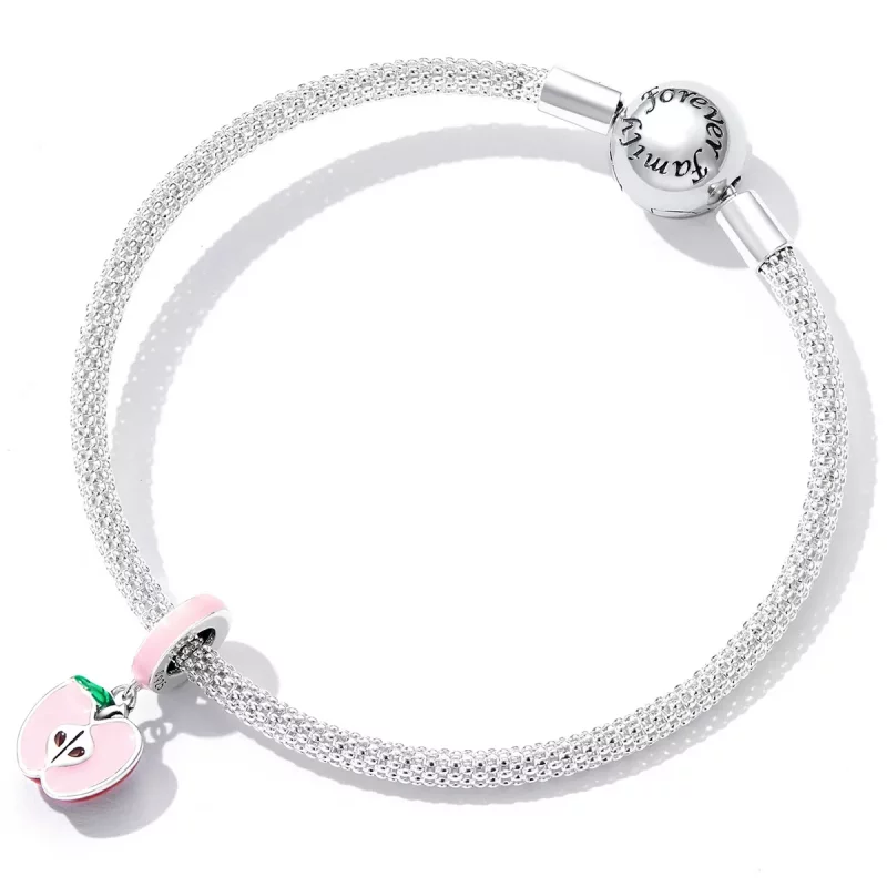 (afbeelding voor) Pandora Style Kleine Appel Hangende Bedel - SCC2226 - Bekijken 4