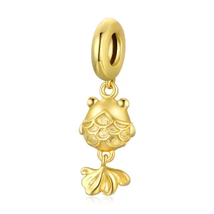 Pandora Style Kleine goudvis Hangende Bedel - SCC2048 (afbeelding voor) Pandora Style Kleine goudvis Hangende Bedel - SCC2048