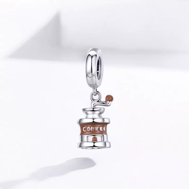 (afbeelding voor) Pandora Style Koffiemolen Hangende Bedel - BSC170 - Bekijken 2