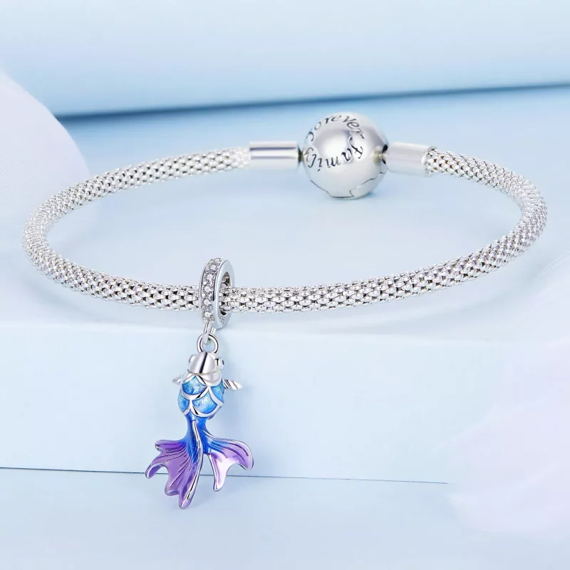 (afbeelding voor) Pandora Style Koi Karper Hangende Bedel - BSC684 - Bekijken 3