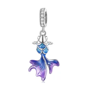 Pandora Style Koi Karper Hangende Bedel - BSC684 (afbeelding voor) Pandora Style Koi Karper Hangende Bedel - BSC684