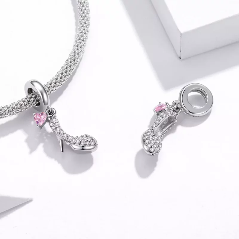 (afbeelding voor) Pandora Style Kristal Slipper Hangende Bedel - BSC411 - Bekijken 4