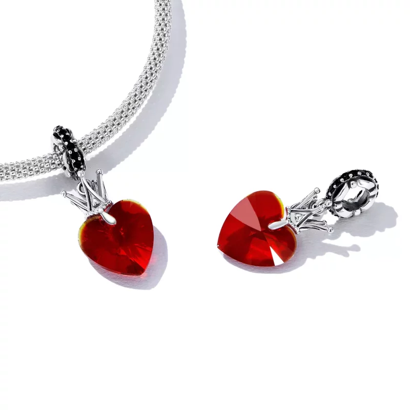 (afbeelding voor) Pandora Style Kroon Hart Hangende Bedel - SCC2247 - Bekijken 4