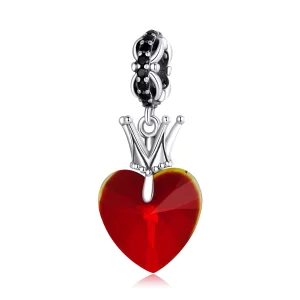 (afbeelding voor) Pandora Style Kroon Hart Hangende Bedel - SCC2247