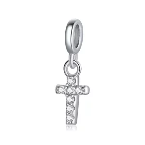 Pandora Style Kruis Hangende Bedel - BSX003-L (afbeelding voor) Pandora Style Kruis Hangende Bedel - BSX003-L