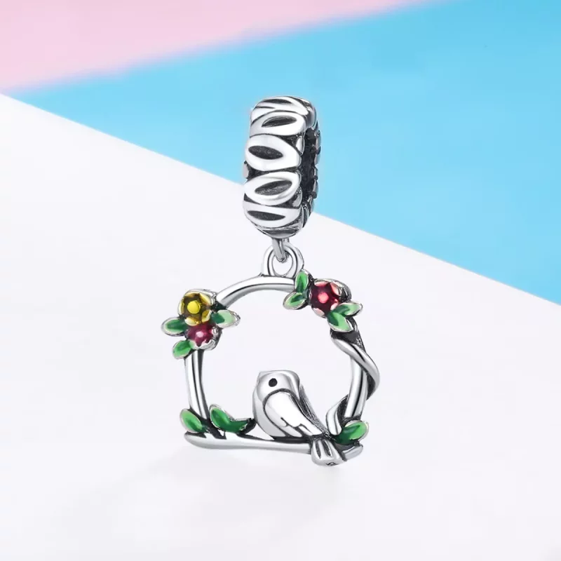 (afbeelding voor) Pandora Style Lente Vogel Hangende Bedel - SCC645 - Bekijken 3