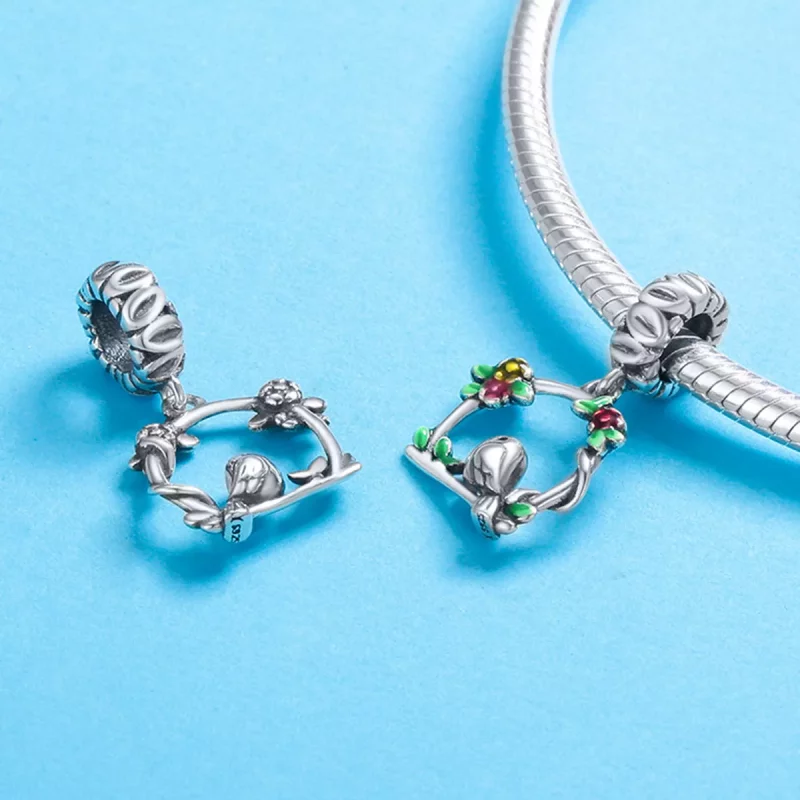 (afbeelding voor) Pandora Style Lente Vogel Hangende Bedel - SCC645 - Bekijken 4