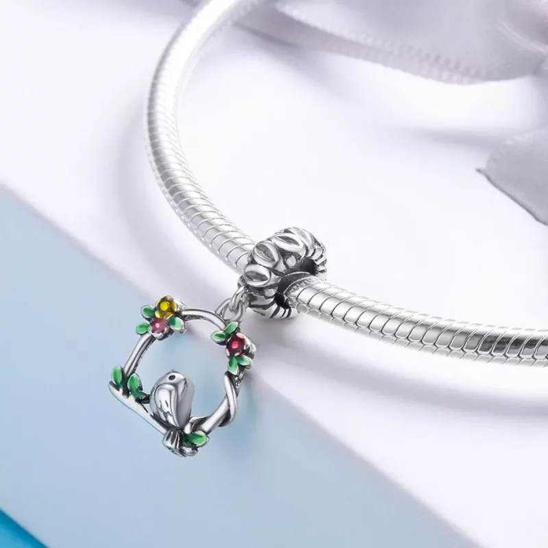(afbeelding voor) Pandora Style Lente Vogel Hangende Bedel - SCC645 - Bekijken 7