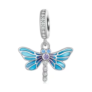 (afbeelding voor) Pandora Style Libel Hangende Bedel - BSC665