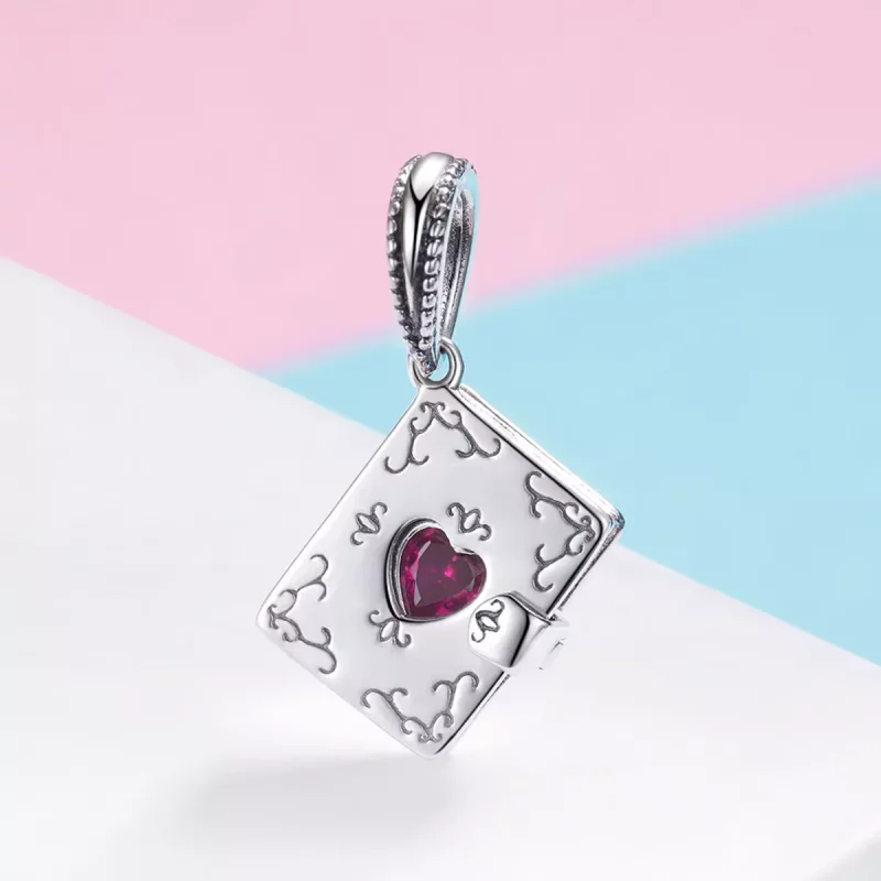 (afbeelding voor) Pandora Style Liefde Agaat Hangende Bedel - SCC980 - Bekijken 2