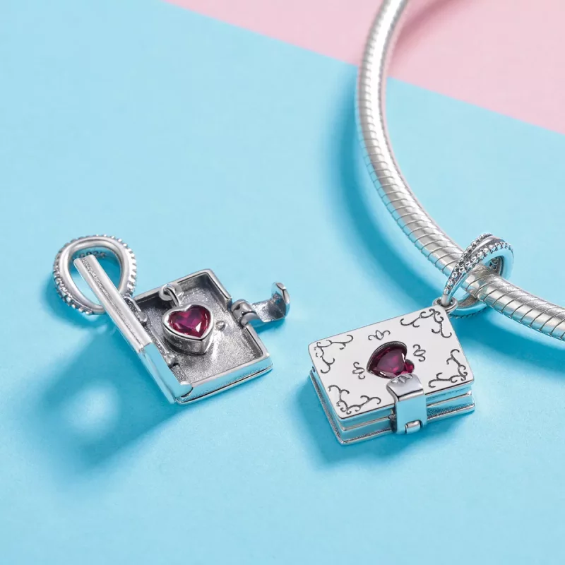 (afbeelding voor) Pandora Style Liefde Agaat Hangende Bedel - SCC980 - Bekijken 4