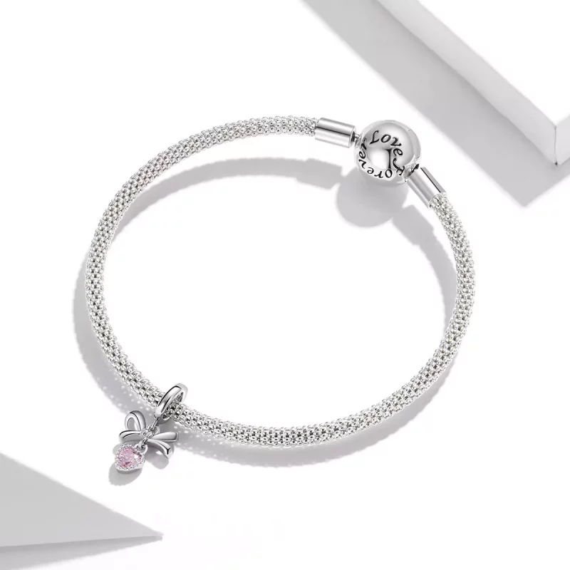 (afbeelding voor) Pandora Style Liefde Boog Hangende Bedel - BSX001-L - Bekijken 3
