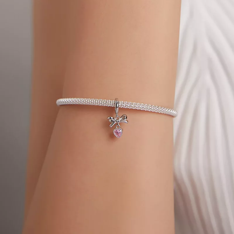 (afbeelding voor) Pandora Style Liefde Boog Hangende Bedel - BSX001-L - Bekijken 5