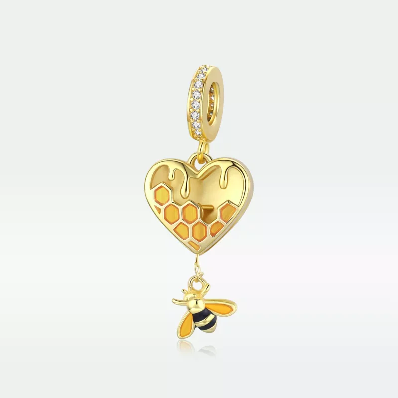 (afbeelding voor) Pandora Style liefde honingraat Hangende Bedel - SCC1714 - Bekijken 5