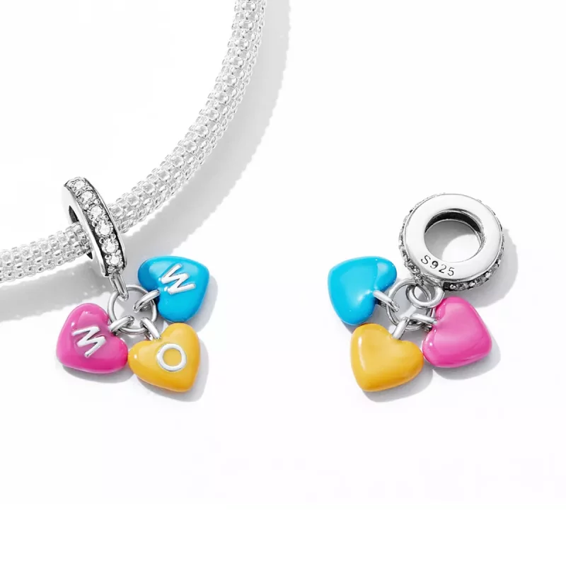 (afbeelding voor) Pandora Style Liefde Skittles Hangende Bedel - SCC2200 - Bekijken 4
