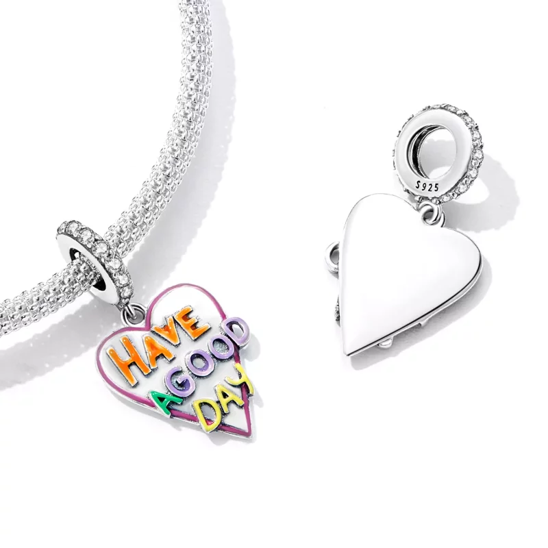 (afbeelding voor) Pandora Style Liefdesbrieven Hangende Bedel - SCC2234 - Bekijken 4