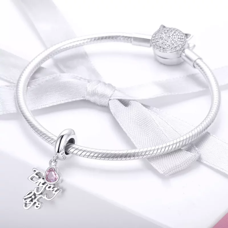 (afbeelding voor) Pandora Style Liefdesengel Hangende Bedel - SCC907 - Bekijken 2
