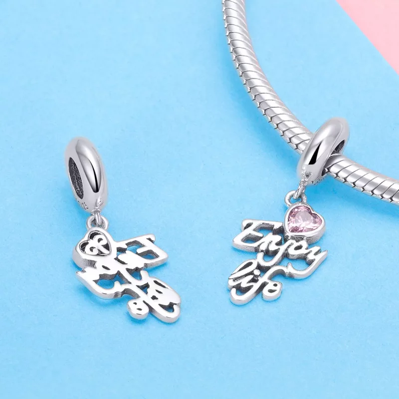 (afbeelding voor) Pandora Style Liefdesengel Hangende Bedel - SCC907 - Bekijken 3