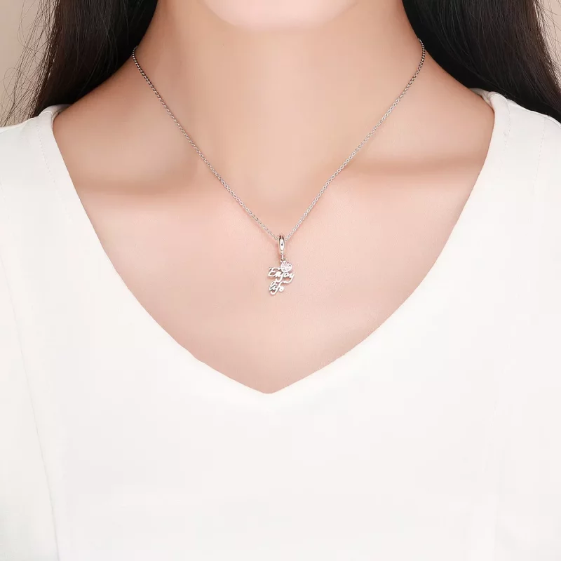 (afbeelding voor) Pandora Style Liefdesengel Hangende Bedel - SCC907 - Bekijken 5