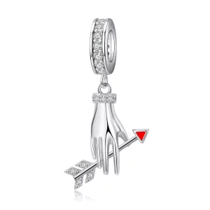 Pandora Style Liefdespijl Hangende Bedel - SCC1375 (afbeelding voor) Pandora Style Liefdespijl Hangende Bedel - SCC1375