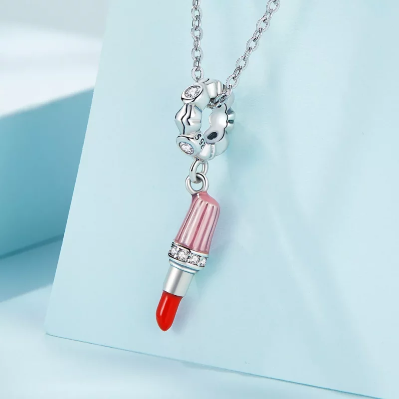 (afbeelding voor) Pandora Style Lippenstift Hangende Bedel - SCC2390 - Bekijken 2