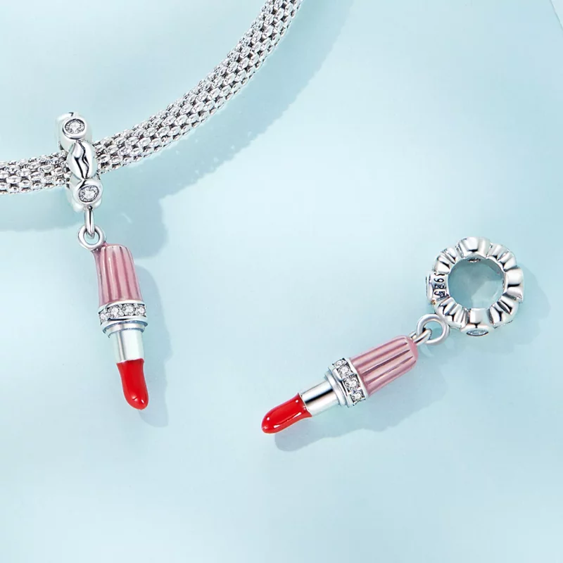 (afbeelding voor) Pandora Style Lippenstift Hangende Bedel - SCC2390 - Bekijken 4