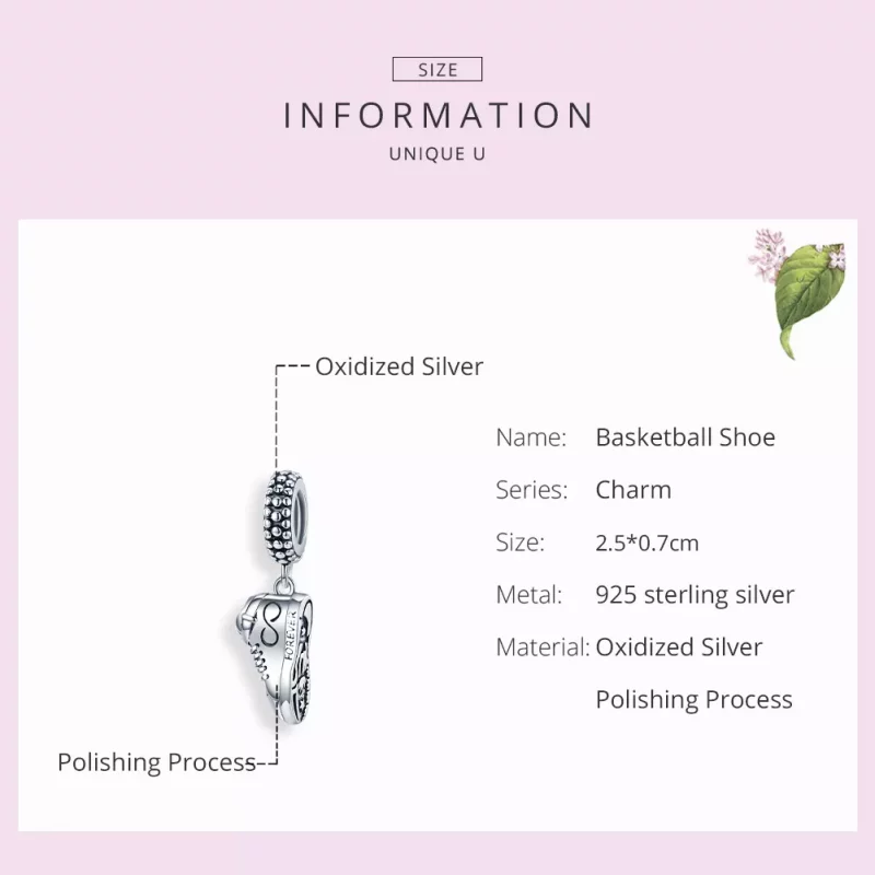 (afbeelding voor) Pandora Style Lopende Sneaker Hangende Bedel - SCC1541 - Bekijken 7