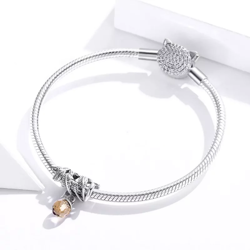 (afbeelding voor) Pandora Style Lucky Dennenappel Hangende Bedel - BSC336 - Bekijken 3