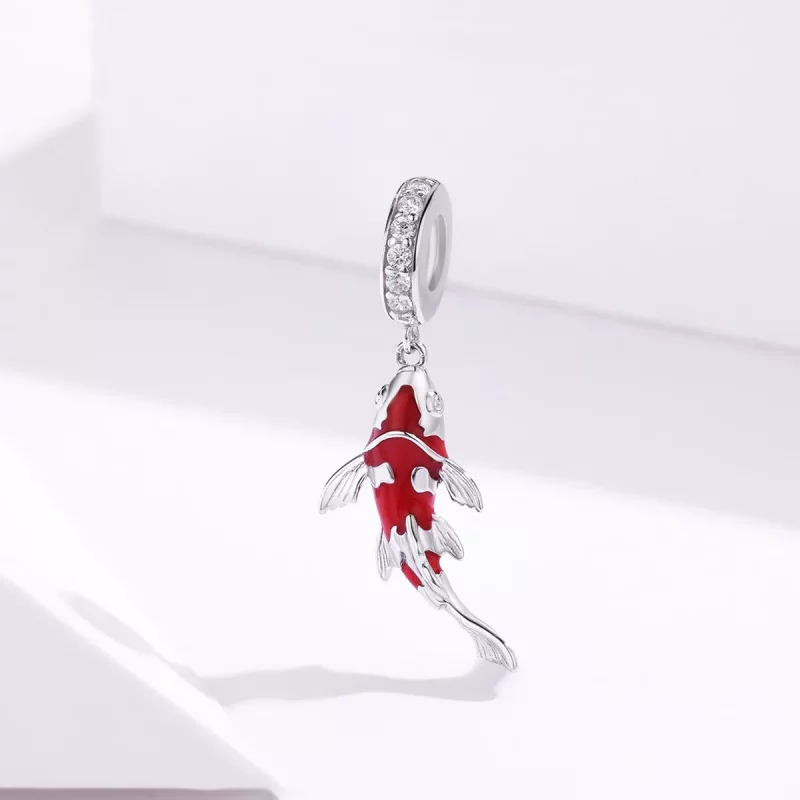 (afbeelding voor) Pandora Style Lucky Koi Hangende Bedel - BSC085 - Bekijken 2