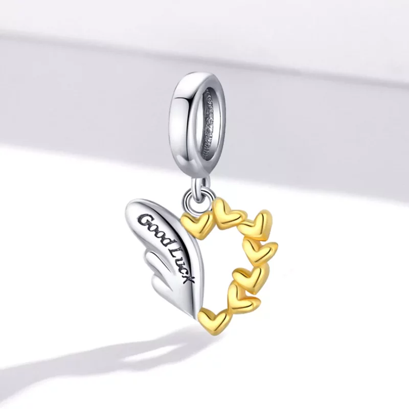 (afbeelding voor) Pandora Style Lucky Vleugels Hangende Bedel - BSC504 - Bekijken 2