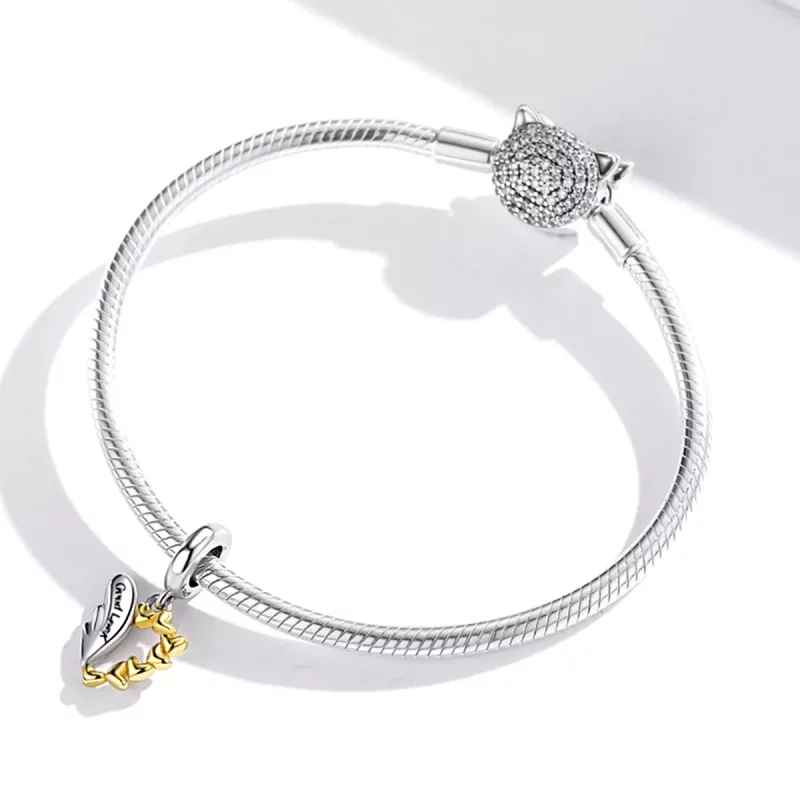 (afbeelding voor) Pandora Style Lucky Vleugels Hangende Bedel - BSC504 - Bekijken 3