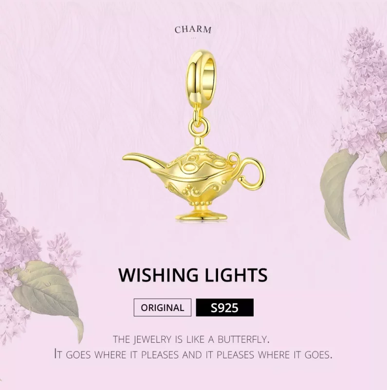 (afbeelding voor) Pandora Style Magische lamp Hangende Bedel - SCC1819 - Bekijken 6