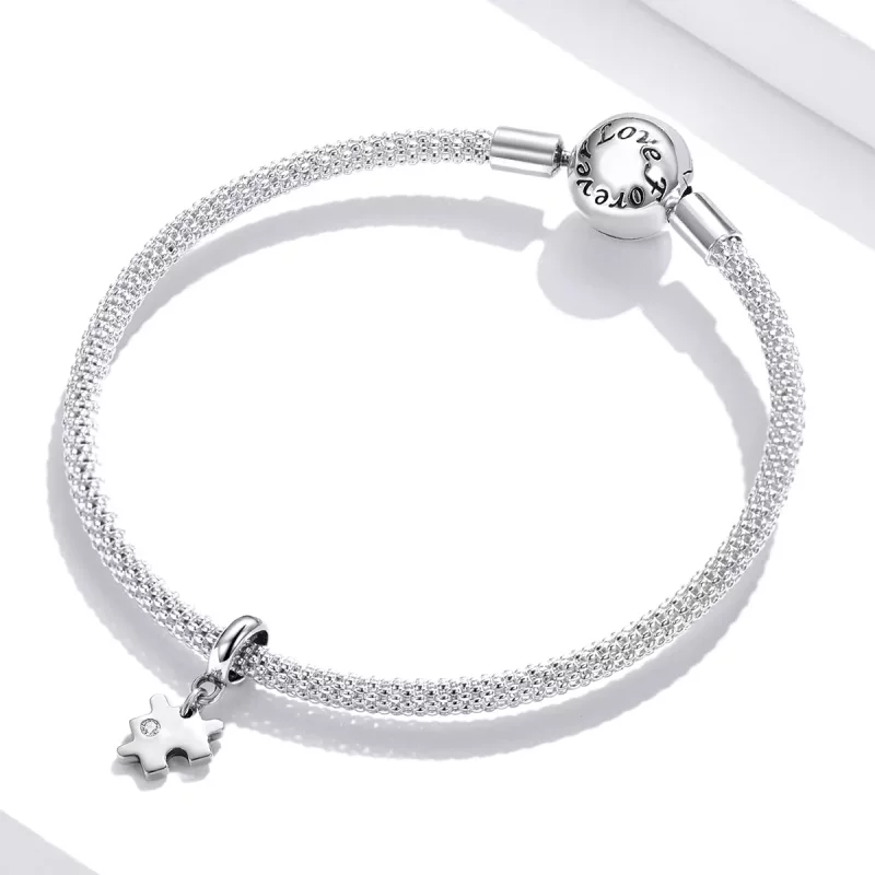 (afbeelding voor) Pandora Style Modepuzzel Hangende Bedel - SCX133 - Bekijken 3