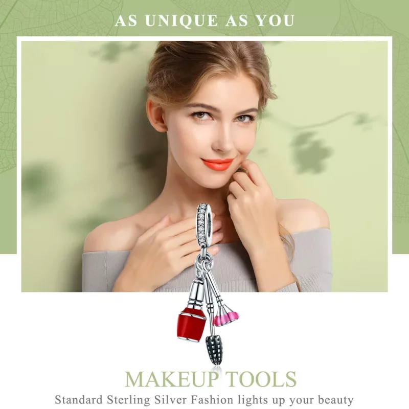 (afbeelding voor) Pandora Style Mooie artefacten make-up Hangende Bedel - SCC785 - Bekijken 6