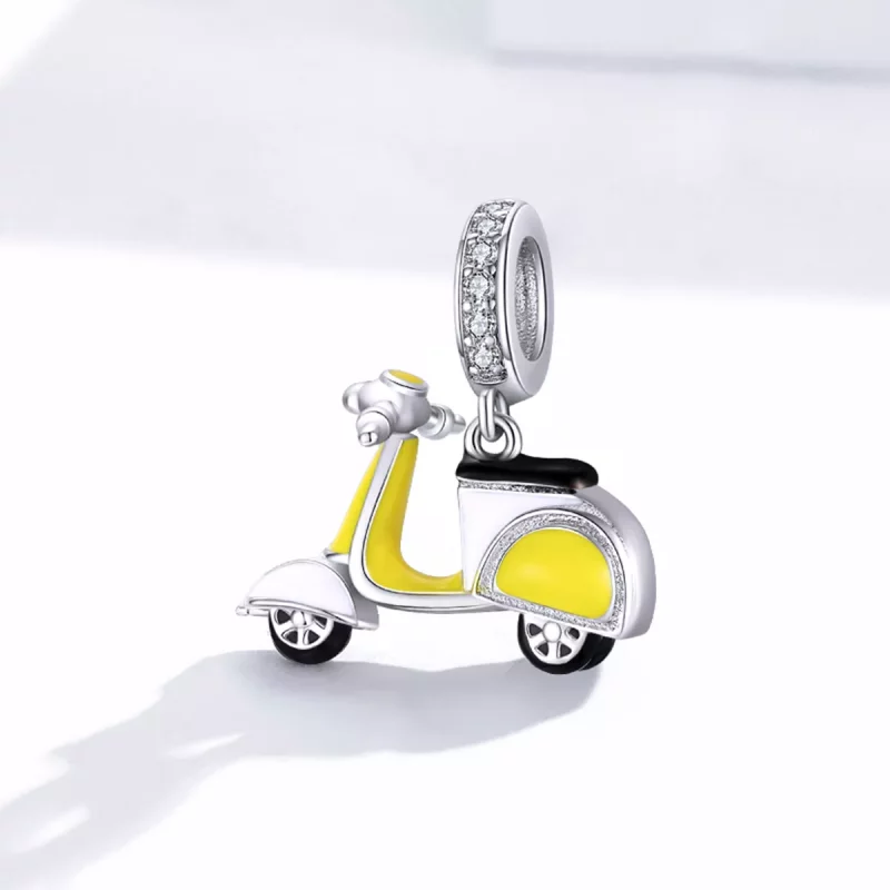 (afbeelding voor) Pandora Style Motorfiets Hangende Bedel - BSC136 - Bekijken 2