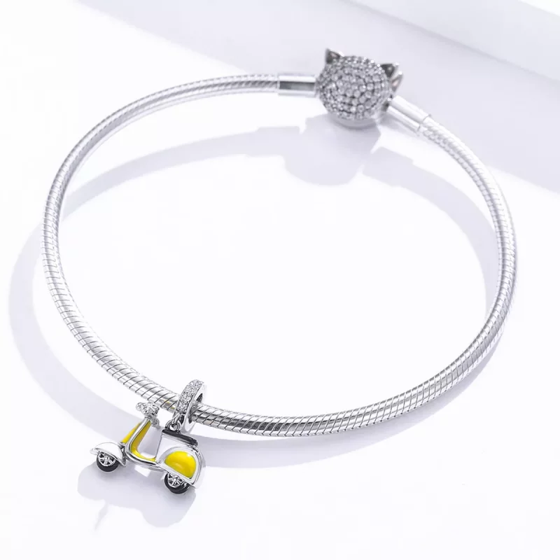 (afbeelding voor) Pandora Style Motorfiets Hangende Bedel - BSC136 - Bekijken 3