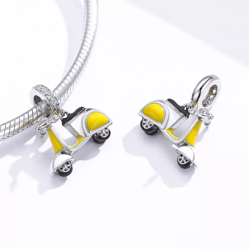(afbeelding voor) Pandora Style Motorfiets Hangende Bedel - BSC136 - Bekijken 4