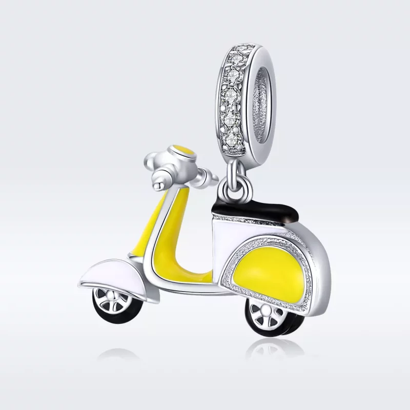 (afbeelding voor) Pandora Style Motorfiets Hangende Bedel - BSC136 - Bekijken 5