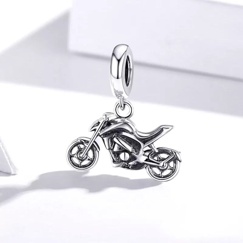 (afbeelding voor) Pandora Style Motorfiets Hangende Bedel - SCC1712 - Bekijken 2