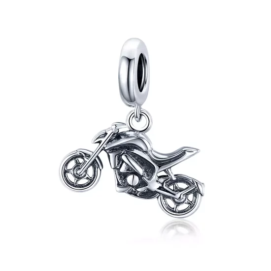 (afbeelding voor) Pandora Style Motorfiets Hangende Bedel - SCC1712