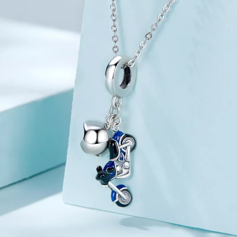 (afbeelding voor) Pandora Style Motorfiets Hangende Bedel - SCC2364 - Bekijken 2