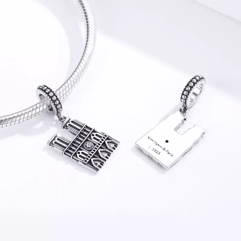 (afbeelding voor) Pandora Style Motre Dame De Paris Hangende Bedel - SCC1328 - Bekijken 4