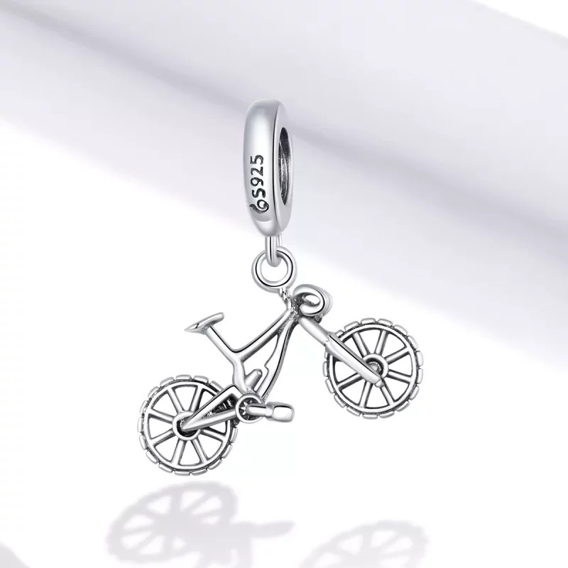(afbeelding voor) Pandora Style Mountain bike Hangende Bedel - BSC384 - Bekijken 2