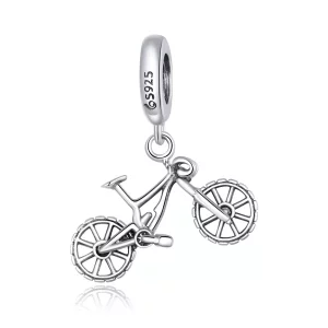 (afbeelding voor) Pandora Style Mountain bike Hangende Bedel - BSC384