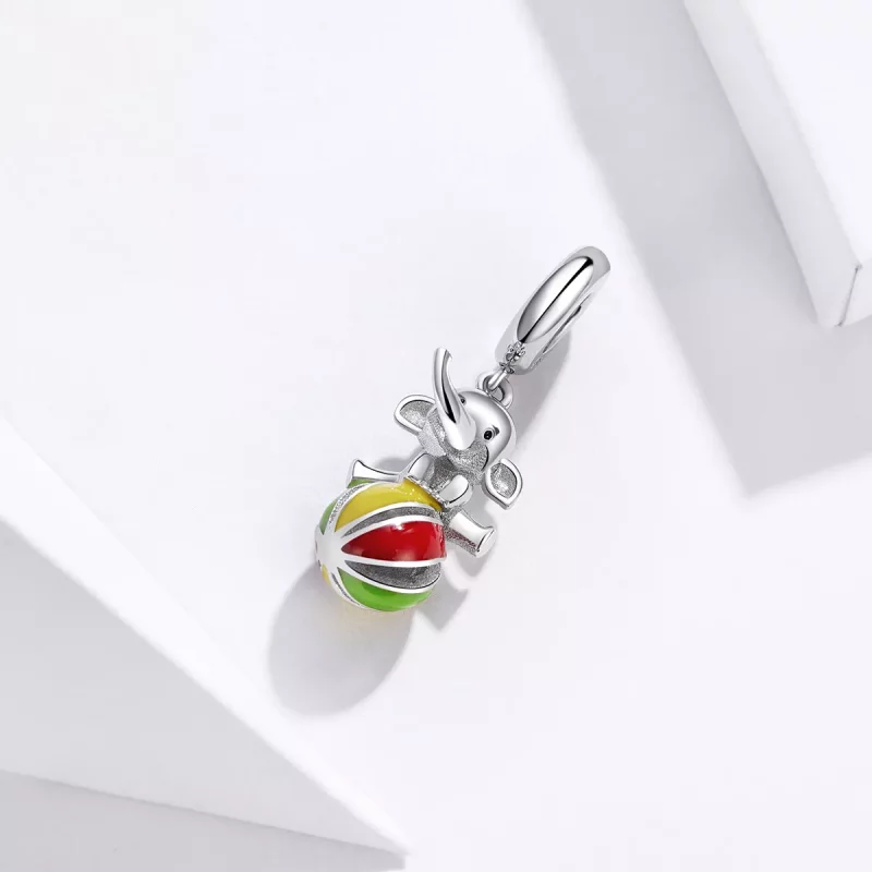 (afbeelding voor) Pandora Style Olifant Hangende Bedel - BSC091 - Bekijken 2