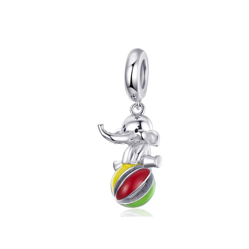 (afbeelding voor) Pandora Style Olifant Hangende Bedel - BSC091