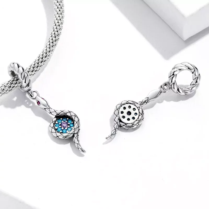 (afbeelding voor) Pandora Style Oog van de Slangendemon Hangende Bedel - SCC2161 - Bekijken 4