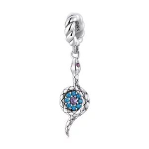 (afbeelding voor) Pandora Style Oog van de Slangendemon Hangende Bedel - SCC2161