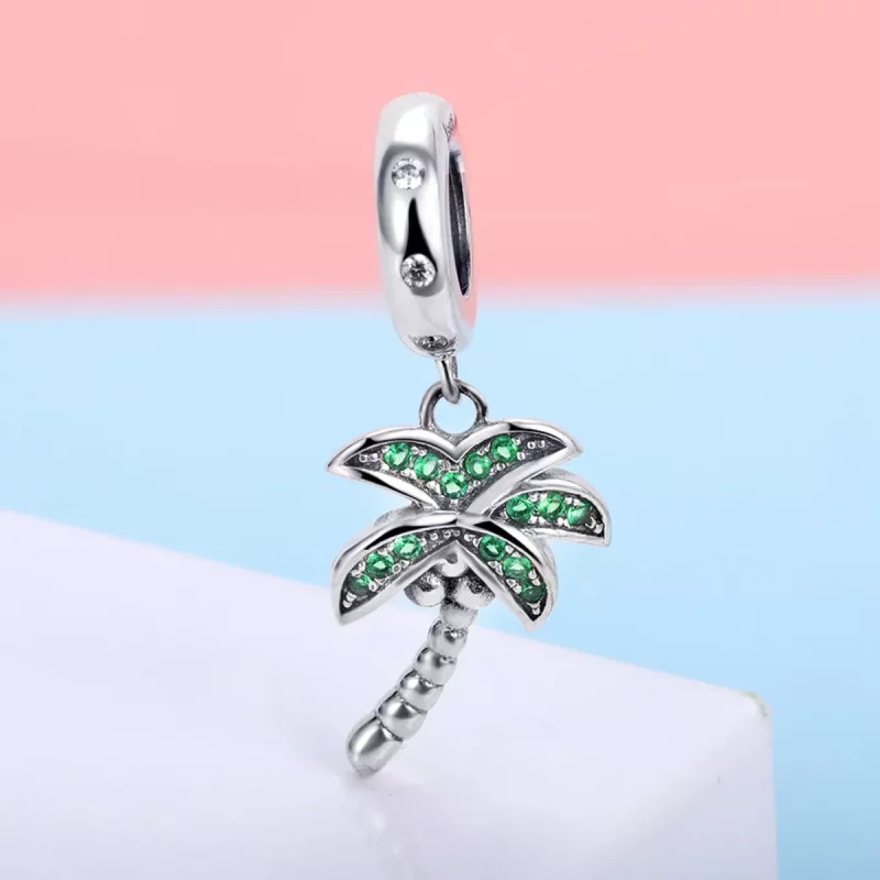 (afbeelding voor) Pandora Style Palmboom Hangende Bedel - SCC697 - Bekijken 4