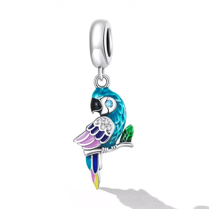 (afbeelding voor) Pandora Style Papegaai Hangende Bedel - SCC2271 - Bekijken 2